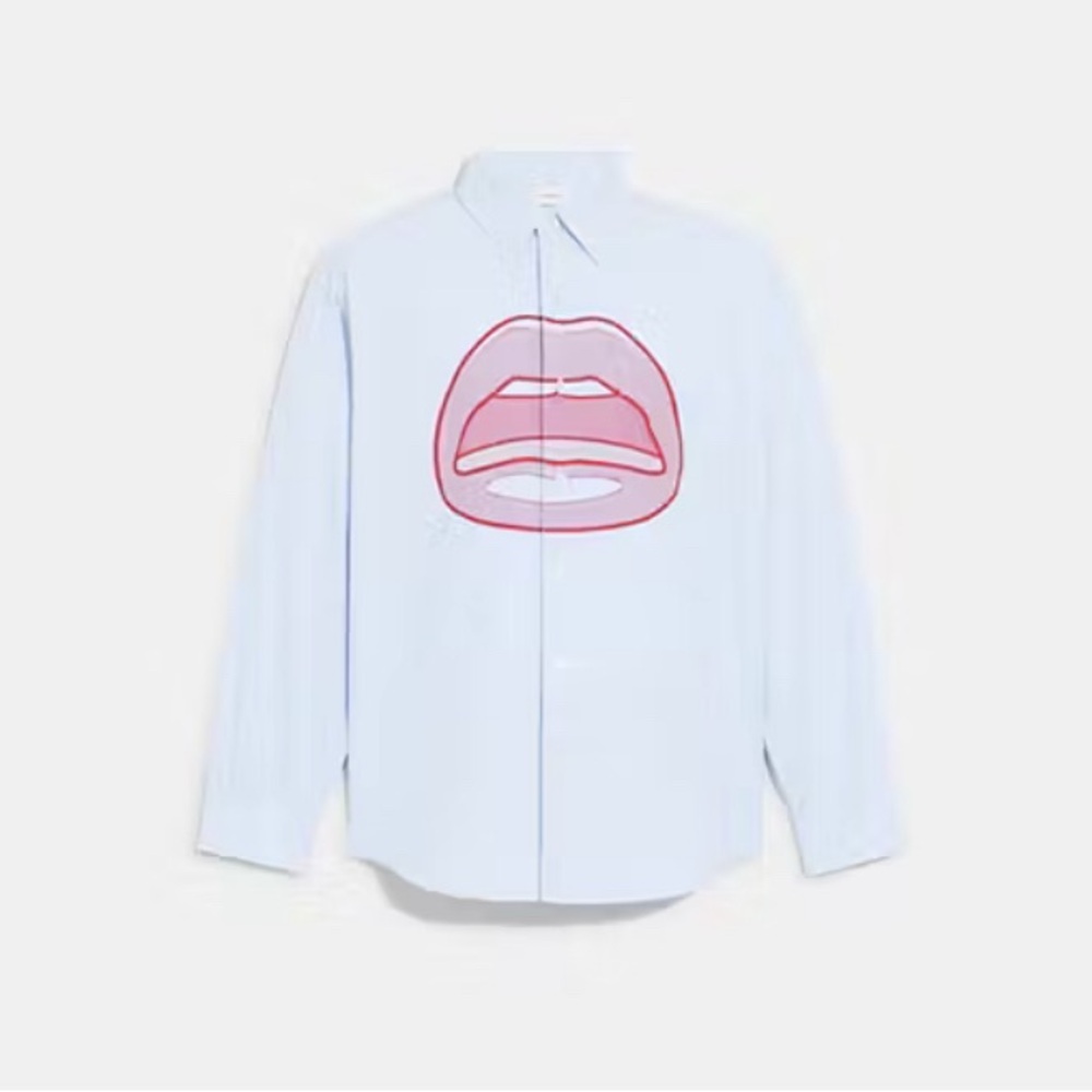 Coach X Tom Wesselmann Oxford Shirt In Organic Cotton